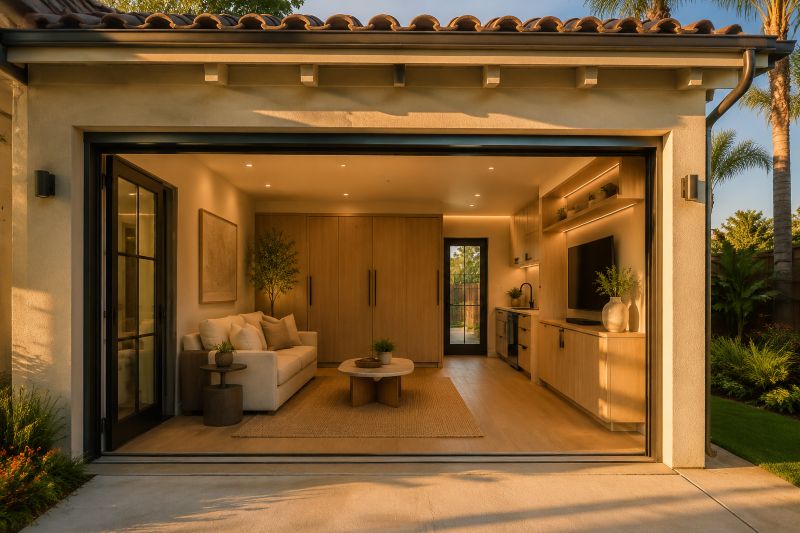 Completed garage conversion ADU